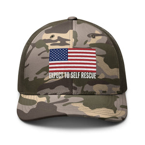 Trucker Hat - Expect To Self Rescue America - Thirty Seconds Out