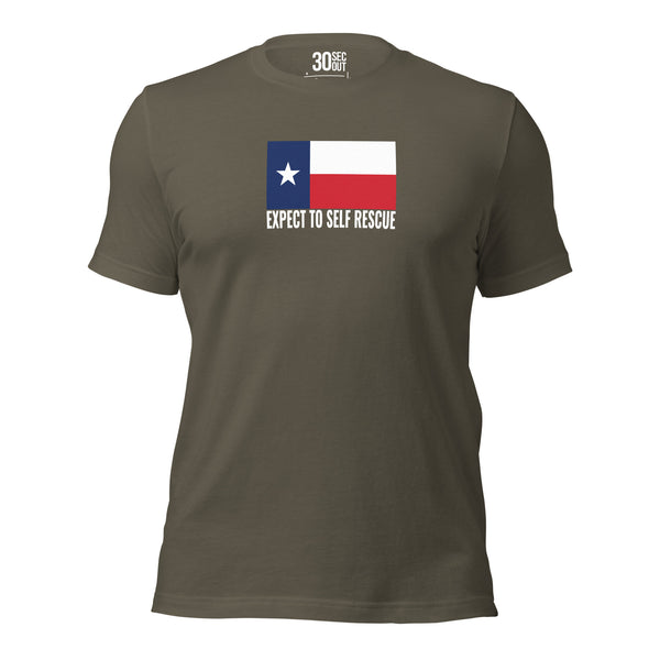 T-shirt - Expect To Self Rescue (Texas Edition)