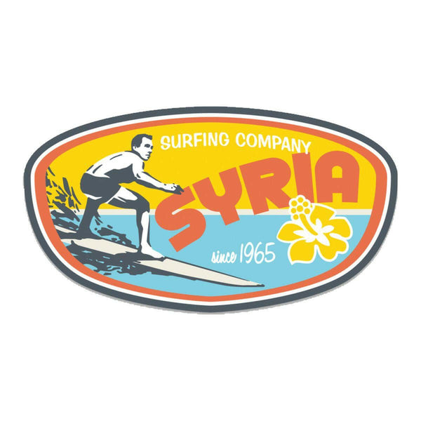 Sticker- Syria Surf Co..