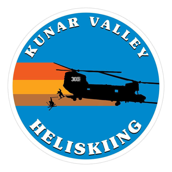 Sticker - Kunar Valley Heliskiing.